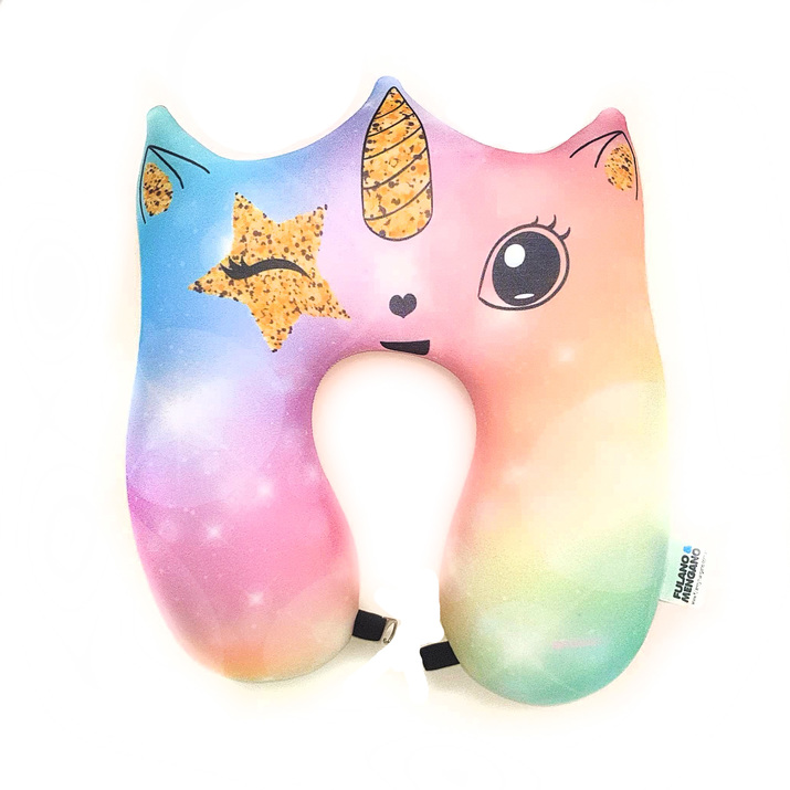 CUELLO MICROFIBRA - GATO/ESTRELLA